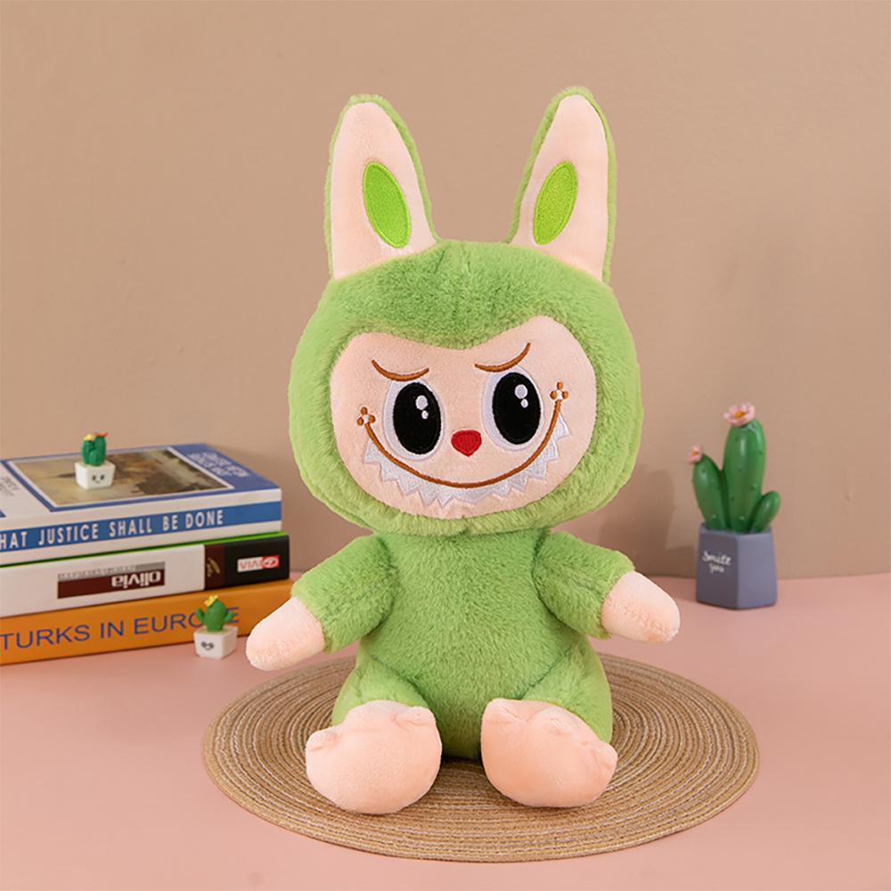 Labubu Plush Dolls Labubu Plush Toy Cute Cartoon Plushie Doll Soft Stuffed Anime Periphery Toys Kids Birthday Gifts Christmas