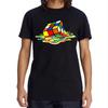 Summer Men's T-shirt High Quality 100% Cotton Magic Square Printing O-neck for Men Tees Casual Cool Hip Hop Short Sleeved Tops