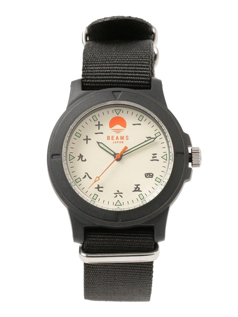 BEAMS Japan Original Watch Kanji Numerals Mt. Fuji Design Quartz Limited Ed.