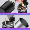 Car Ashtray With LED Light For BMW X1 X2 X3 X5 X4X6 X7 1 3 5 6 7 Series E60 E90 E70 G20 G30 G70 i7 Flame Retardant Cigarette Box