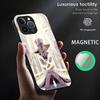 H-Hazbin H-Hotel Phone Case For Iphone 17 16 15 14 13 11 12 Pro Max Mini Plus Magnetic Glass Phone Cover