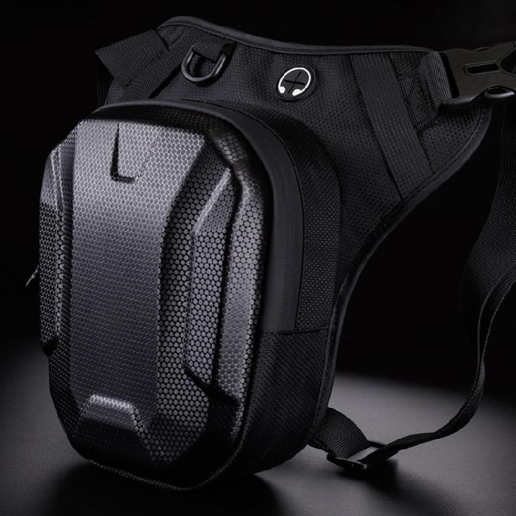 Stoßfeste Motorrad-Hüftmontage-Aufbewahrung Wasserdichte Schalenstruktur Polyester-Aufbewahrungstasche Für den Einsatz in der Stadt & im Gelände