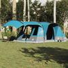 VidaXL Tente de camping tunnel 5 personnes bleu imperméable 4009426