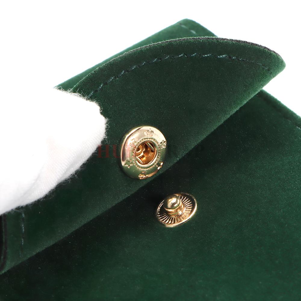 Flannelette Watch Bag White Black Green Red Watch Box Gift Box Travel Storage Case Durable Portable Watch Dust Protection Case