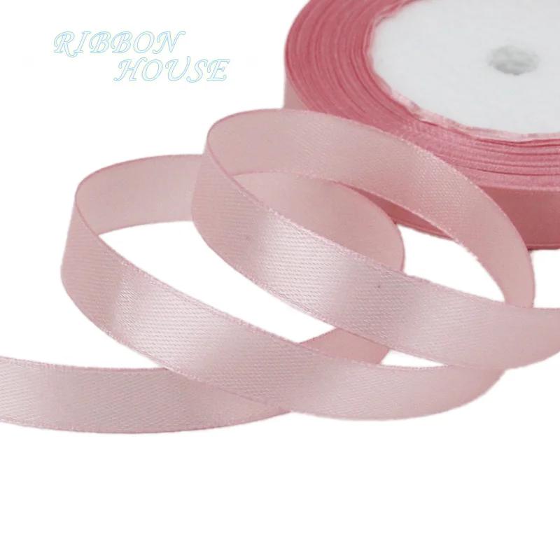 (25 yards/roll) 6mm Single-sided Satin Ribbon Woven Ribbon Gift Packaging Christmas Decoration Handmade Ribbon DIY Wholesale
