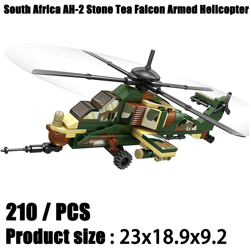 2024 Sluban WW2 Military Russia Air Weapon Mi-24 Attack Helicopters Hind Model Building Blocks Classics Fighter Bricks Plane Toy