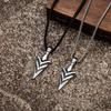 Norse Mythology Odins Spear Gungnir Necklace Men Viking Stainless Steel Pendant Scandinavian Amulet Jewelry