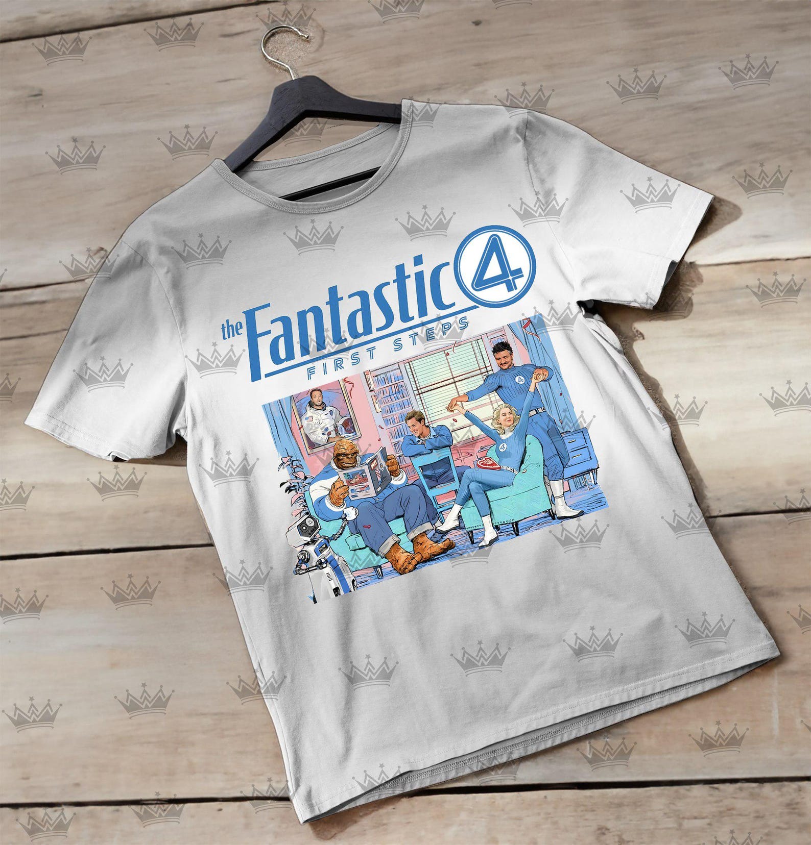The Fantastic Four First Step Shirt, Fantastic Four Comfort Colors Shirt, Fantastic 4 Comic Reed Richards Sue Storm, The Fantastic 4 Fan ID 2XL