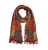 TreegoArt Mode Damen Rajasthani Bedruckter Traditioneller Seiden Bandhej Dupatta Chunni Schal - Packung mit 1
