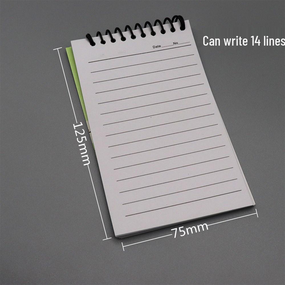 Portable A7 Spiral Notebook: Softcover for Notes, Drafts, Exercises & Meetings