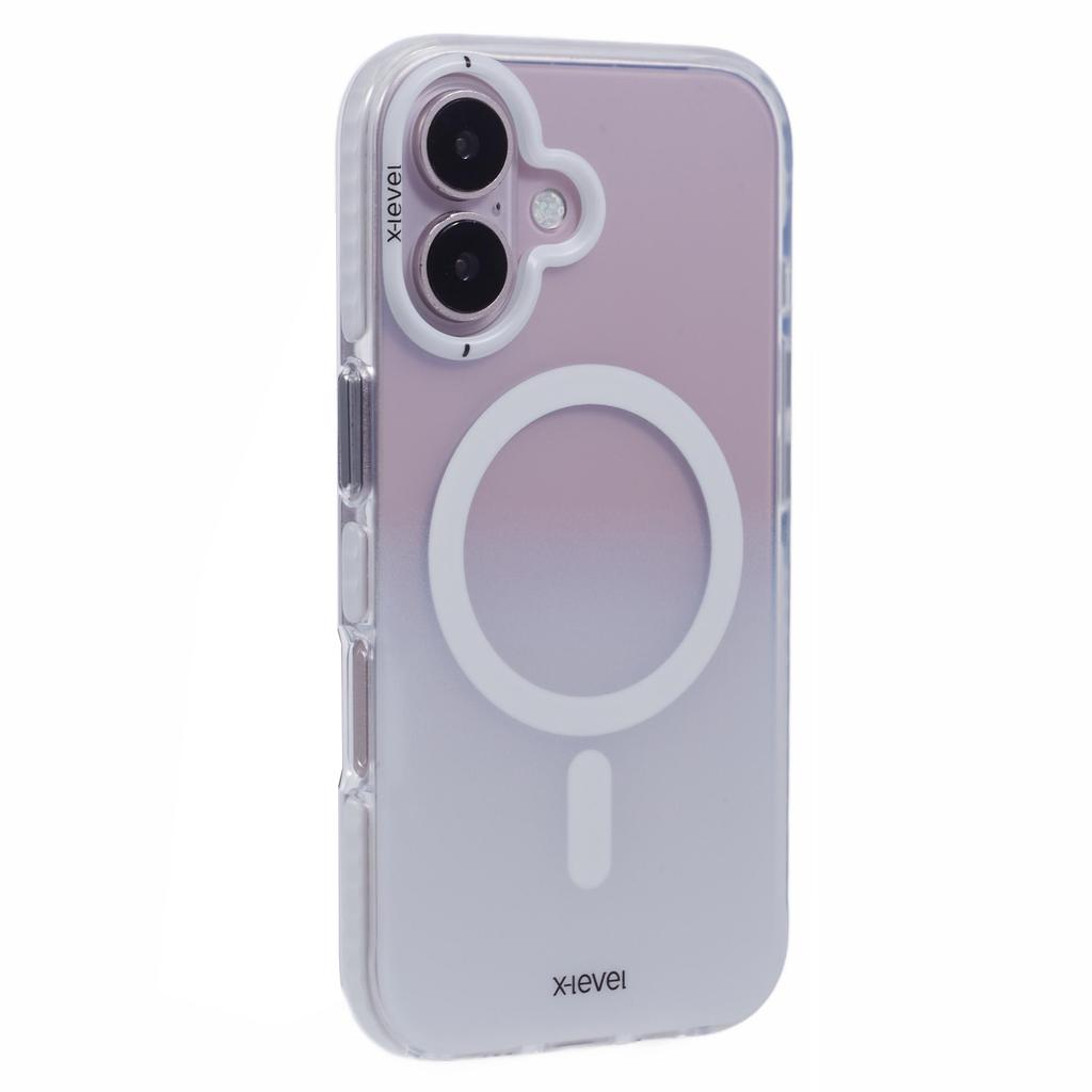 X-LEVEL For iPhone 16 Case Compatible with MagSafe TPU Gradient Phone Cover