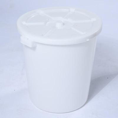 Churong Heavy-Duty White Round Plastic Barrel with Lid