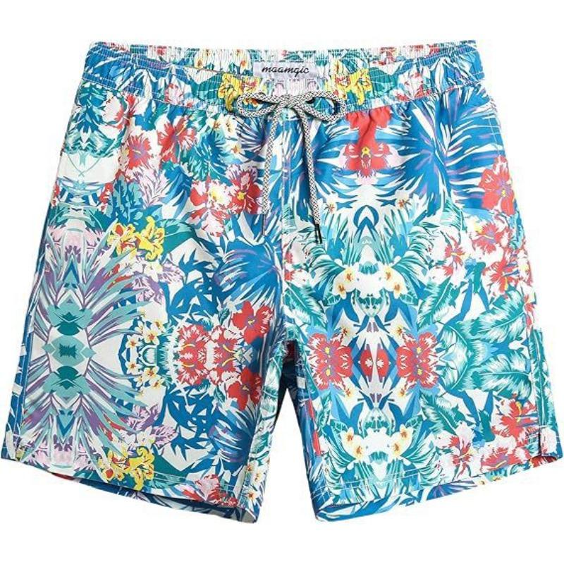 New Independence Day D Printed Casual Breathable Men's Beach Pants Breathable and Comfortable