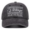 1968 Washed Denim Baseball Cap Retro Do Old Hat Hip Hop Versatile Duck Tongue Soft Top Hat