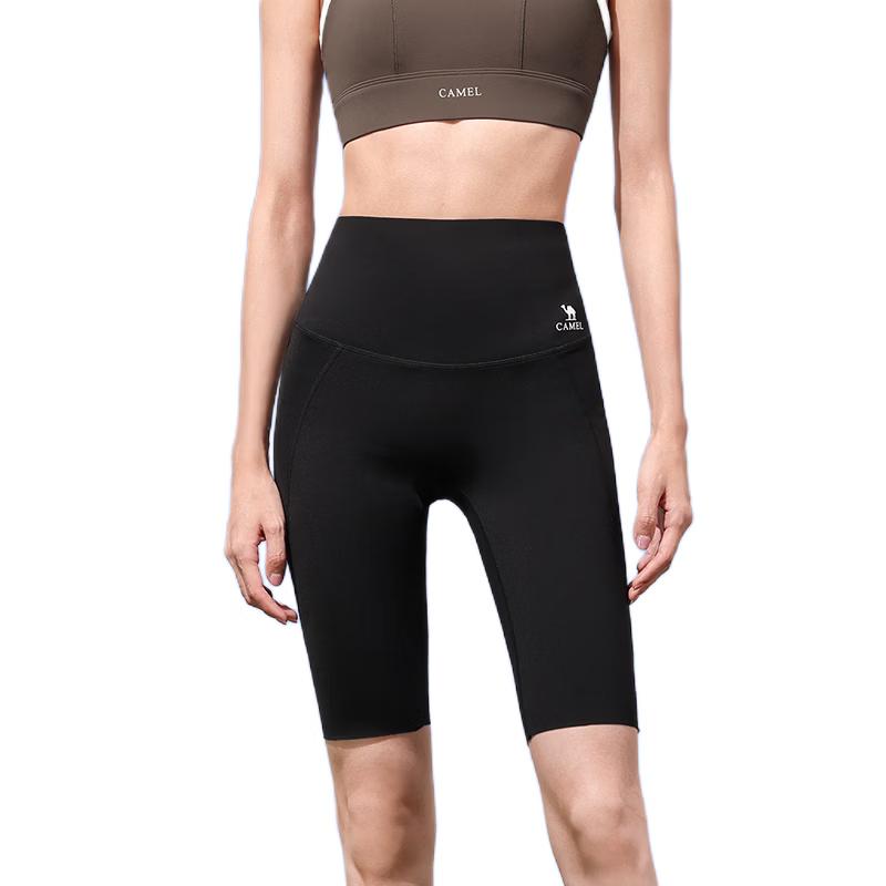 CAMEL Women s Sun Protection Ice-Feel Yoga Capri Shorts L
