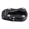#558E Motorcycle Kickstand Extension Foot Side Stand Enlarge Plate Pad for CFMOTO 450MT 450 MT 2024 2025 Accessories,C (Black)