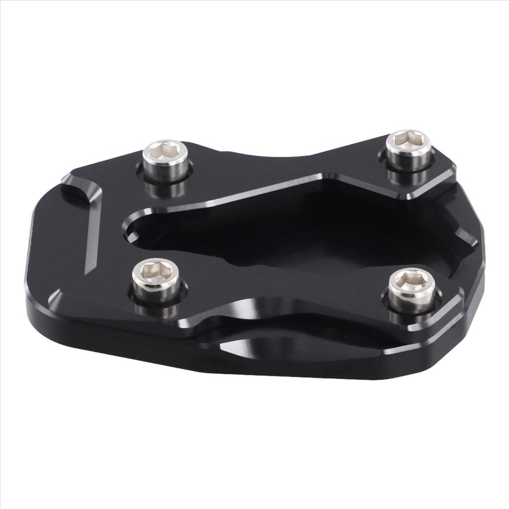 #558E Motorcycle Kickstand Extension Foot Side Stand Enlarge Plate Pad for CFMOTO 450MT 450 MT 2024 2025 Accessories,C (Black)