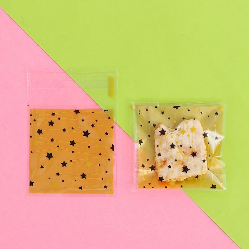 

100 шт. рождественский мешок для печенья и конфет Санта-Клаус пластиковый подарочный мешок для печенья рождественские принадлежности для украшения вечеринки 7*7cm