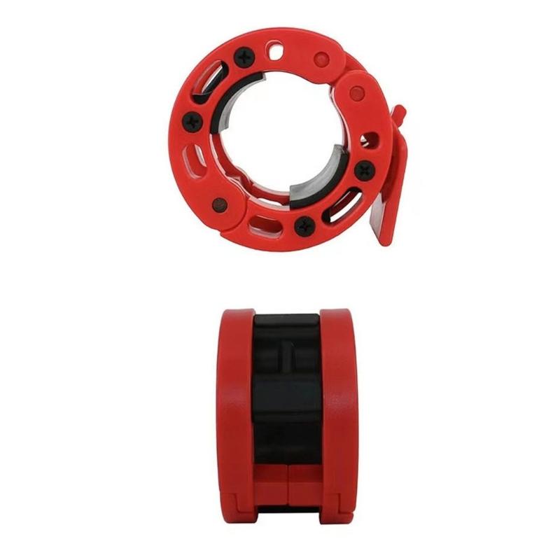 1Pair High Strength Barbell Weight Clamps Quick Release Barbell Clamps with Antislip Grip for Weightlifting