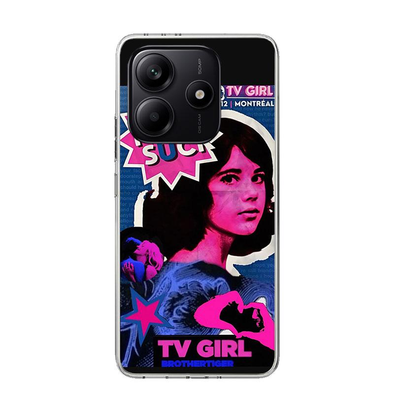 TV Girl Album Handyhülle Für Xiaomi Redmi Note 15 14 13 12S 12 Pro Plus 11S 11E 11 11T 10S 10 Kunst Weiches Muster Abdeckung Redmi Note