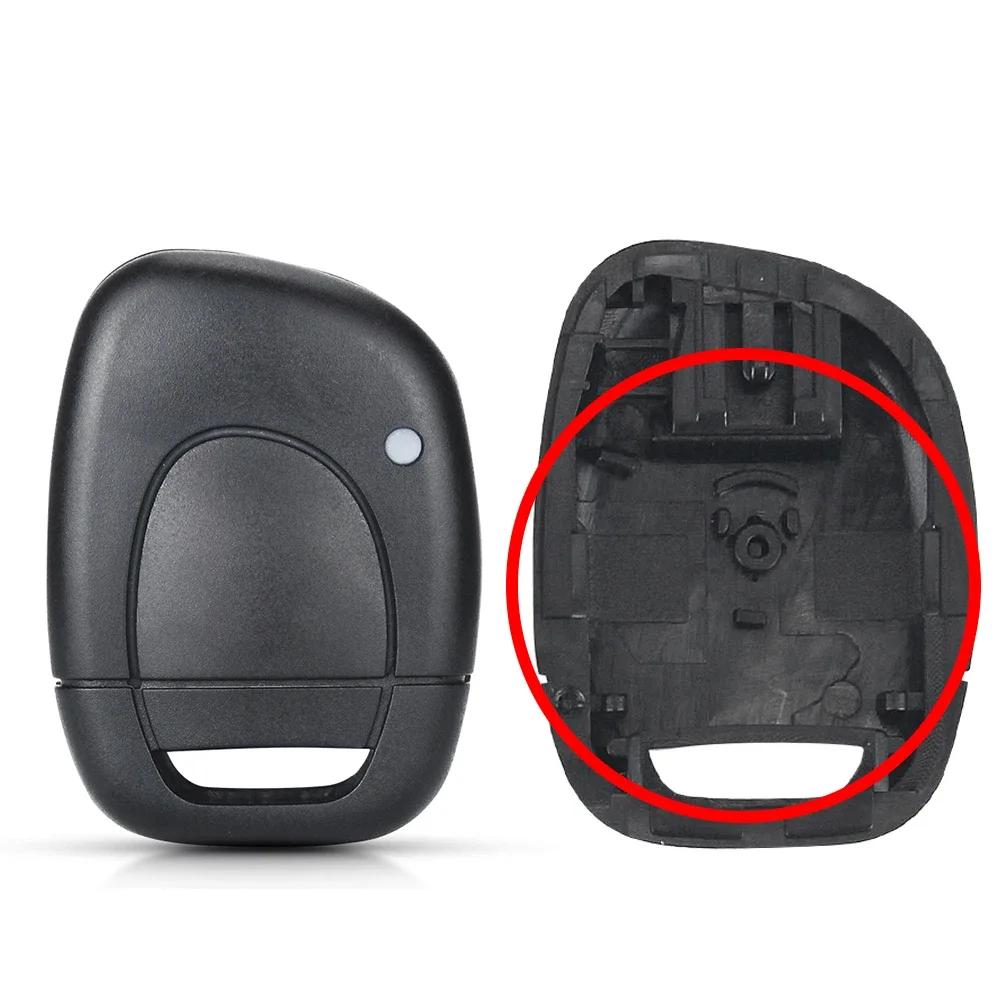1 Botões Chaveiro Remoto Carro Carcaça Capa Estojo Para Renault Clio 2001-2008 Symbol 2011 Kangoo 2002-2004 Estojo de Entrada Sem Chave