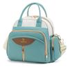 Oxford Mummy Tote Bag Multifunctional Backpack Baby Diaper Shoulder Bags Outdoor Baby Insulated Bottle Handbag Women'S Portable Stroller Backpack
