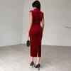 2024 Summer Dresses For Women Sexy Spaghetti Strap Black Long Dress Y2k Sleeveless Solid Skinny Bodycon Trumpet Maxi Vestidos