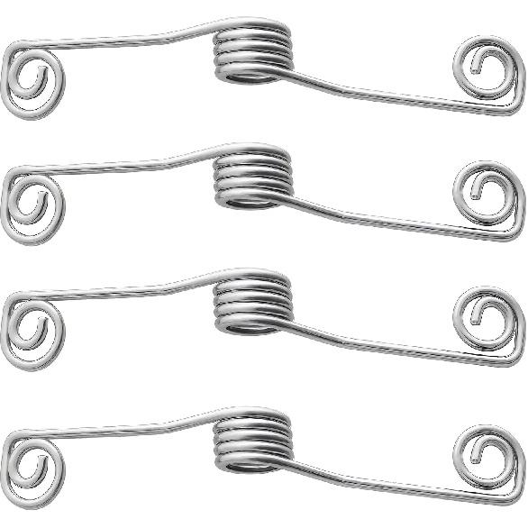 Hinge Pin Door Stop Butterfly Spring for Most Residential Door Use, for Keep Door Open (4 Pack)