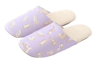 DDintex FLORET LONDON Hausschuhe Ungefähr 02, Miao, Lavendel, 23-25cm [Liberty-Druck]