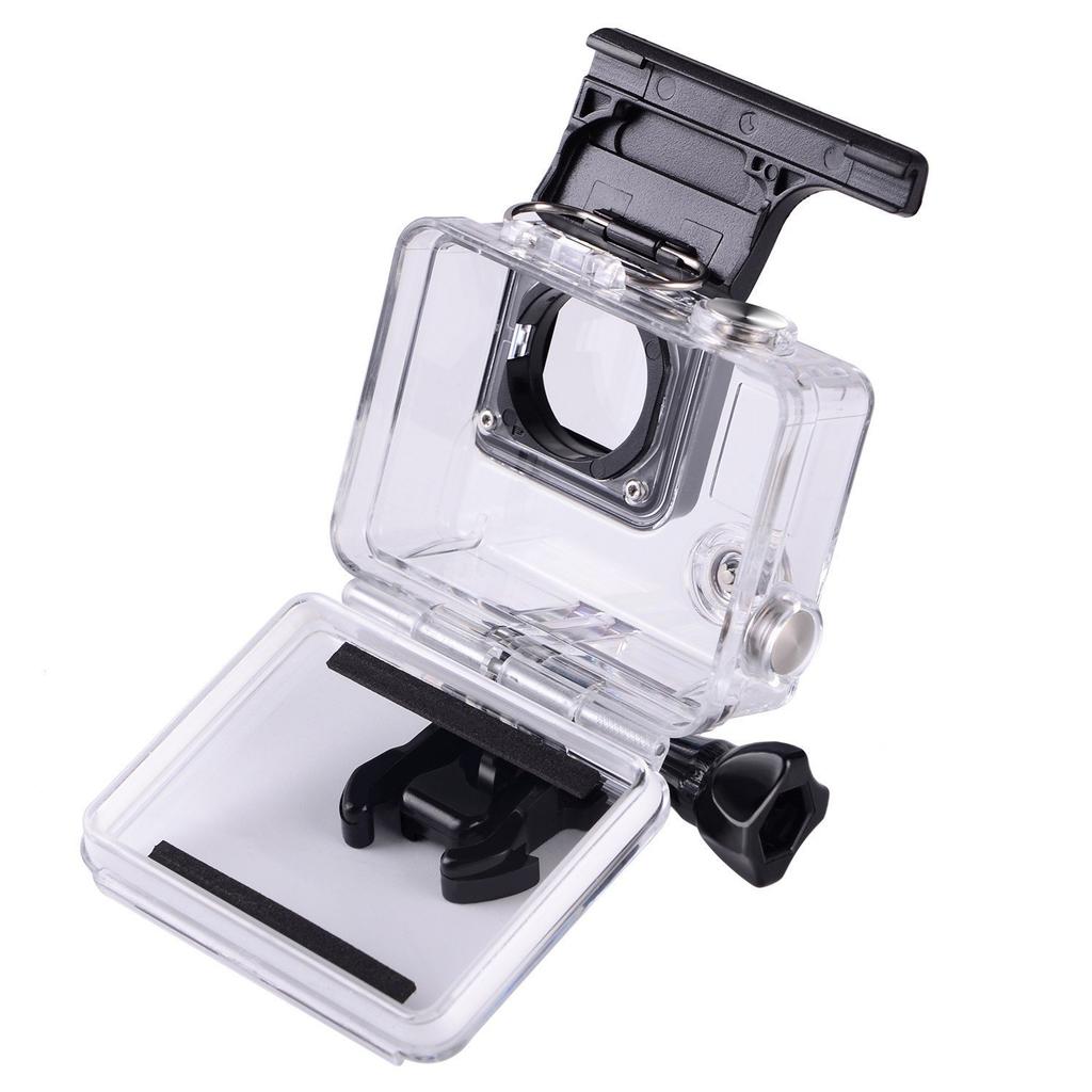 Suptig Case Waterproof Case Compatible for Gopro Hero 4 Hero 3 Hero Waterproof Housing Underwater Case Waterproof to 147ft 3+ (45m)