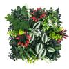 DIY Artificial Plant Wall Panel Sunflower Artificial Fern Grass  Background Wall Decoration