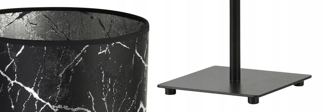 GIA TISCHLAMPE, SILBERNES MUSTER-LAMPENSCHIRM