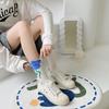 Female Spring and Autumn Lovely Cartoon Stereo Flower Tulip Academy Wind Tube Socks