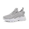 Women's Red Mesh Shoes Breathable Mesh Sneakers for Women Knitted Shoes Women White Platform Tennis Shoes Thick Sole Casual Shoe
