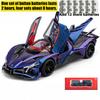1/18 Apollo Project EVO Supercar Diecast Alloy Metal Model Toy Car Sound & Light High Simulation Home Decorations Birthday Gifts