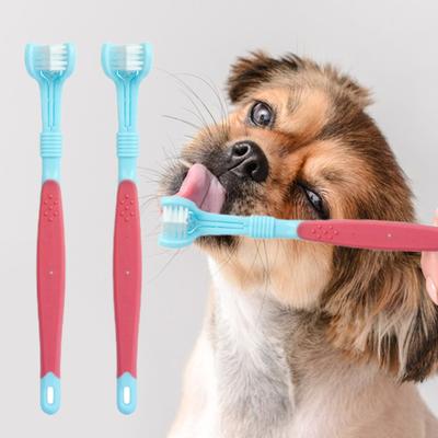 2 ks Pet Zubní kartáček Měkké štětiny Úspora práce Zubní péče Protiskluzová rukojeť Závěsný otvor Svěží dech