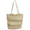 New Hollowed Out Lace Single Shoulder Hand Woven Grass Woven Bag Versatile Large Capacity Tote Bag Beach Vacation Beach Bag
