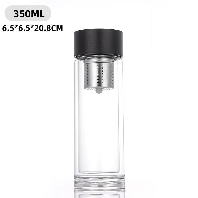 OLOEY Magnetic Double-Layer Glass Tea Infuser Mug