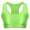 Canottiere da uomo lucide con scollo a U a tinta unita senza maniche crop top gilet per sport fitness yoga