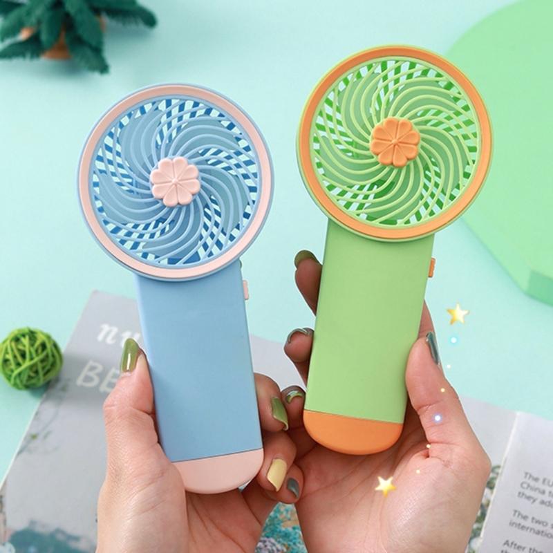 AM3 Battery Operated Powerful Handheld Fan Portable Small Lightweight Makeup Fan for Girl Women Adults Indoor Outdoor