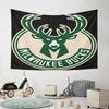 Milwaukee Bucks Deer Logo Design Pattern Wall Hanging Tapestry Decorative Tapestry Home Decor for Bedroom and Living Room