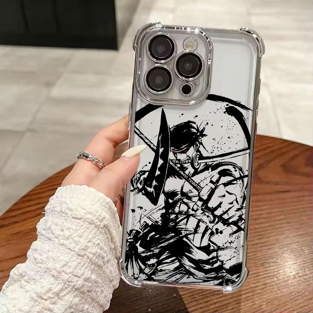 Japanese Anime O-One Piece Art Funda For iPhone 17 Pro 16 15 14 13 12 11 Pro Max Case 17 Plus 17E 16E 17Air Silicone Phone Cover