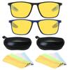 Comfort Driving Glasses Anti-blue Light Glasses Challenging Weather Conditions Comfortable Fit Eye Comfort Fatigue Reduction