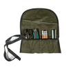 Tool Bag Roll Up,Canvas Tool Organizer for Men Women, Portable Tool Storage Box with 4 Pocket Small Carriers Bag