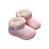 Winter Babyschuh Mädchen Warm Komfort Lauflernschuhe Samt Lässig Vielseitig Babyschuhe Rutschfest Schlicht Baumwollschuh Täglich Trendig Schneestiefel
