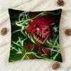 Alastor H-Hazbin H-Hotel Double-Sided Printed Square Decorative Cushion Cover For Sofa Living Room Home Decor