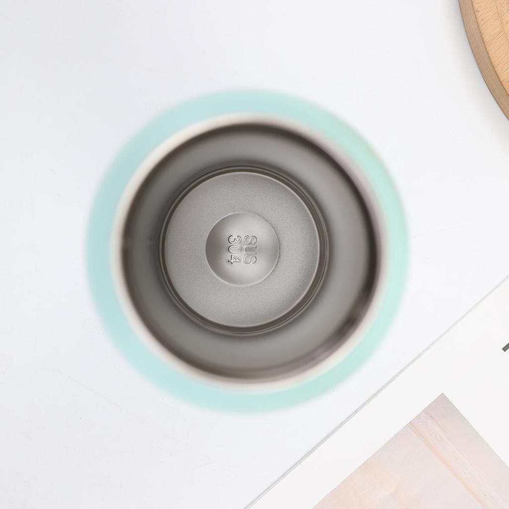 Isolierter Becher aus 304 Edelstahl mit magnetischem Deckel und Handyhalter - Großes Fassungsvermögen