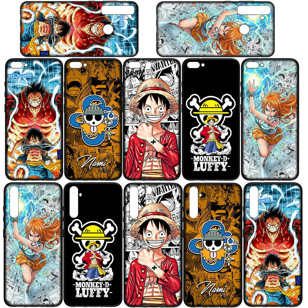 Phone Case for iPhone 17 15 16 Plus Xiaomi Poco X7 X6 F8 F7 M8 C85 C75 Redmi Note 14 12 11 13 Pro Max A4 14C 13C 15C Coque Nami One Pieces Luffy Cover