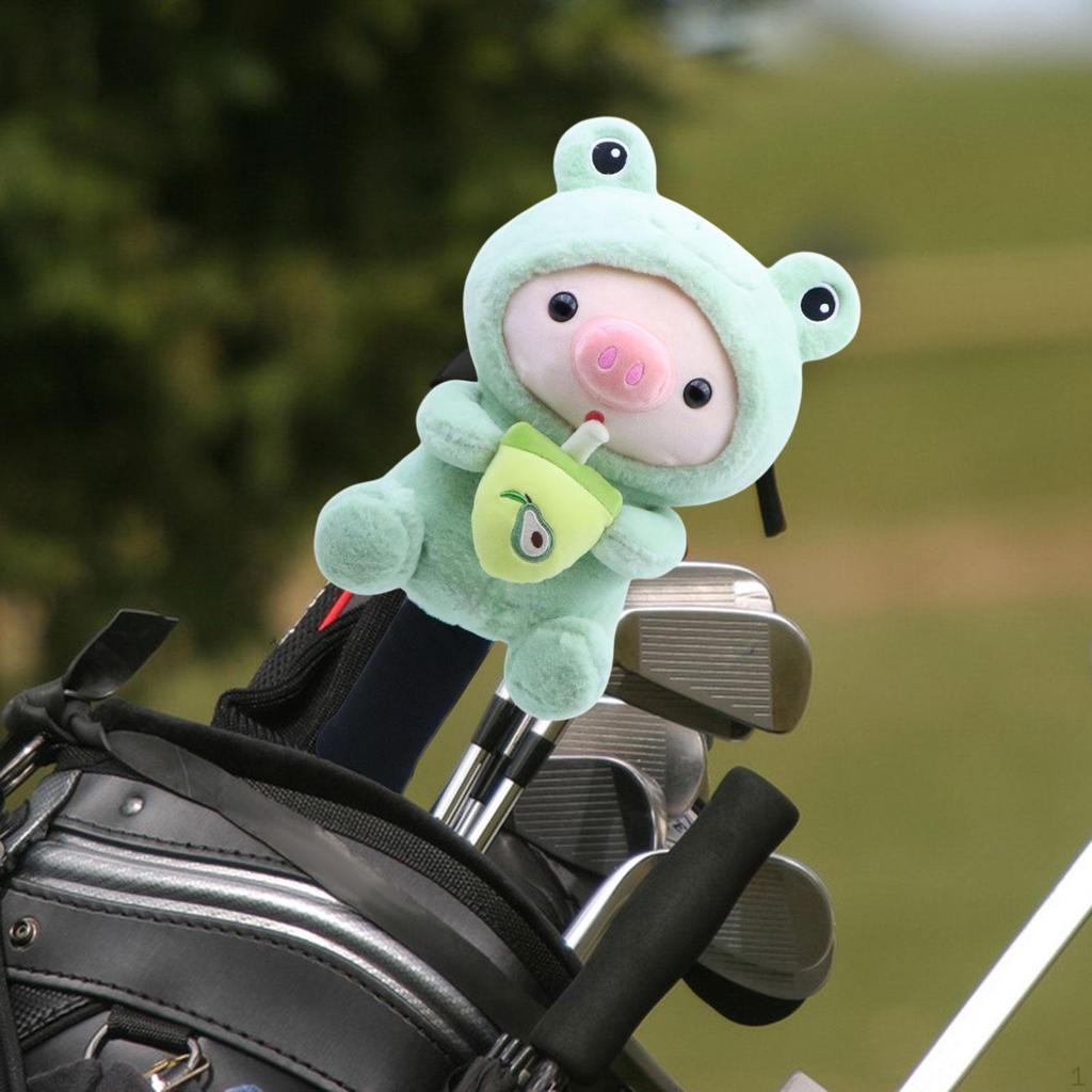 Kryt na golfovou hůl Ochrana hlavy hole pro muže ženy Odolný proti poškrábání Kreslený