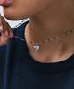 Scaletto Rs008 Pink Cz Setting Heart Pendent Necklace